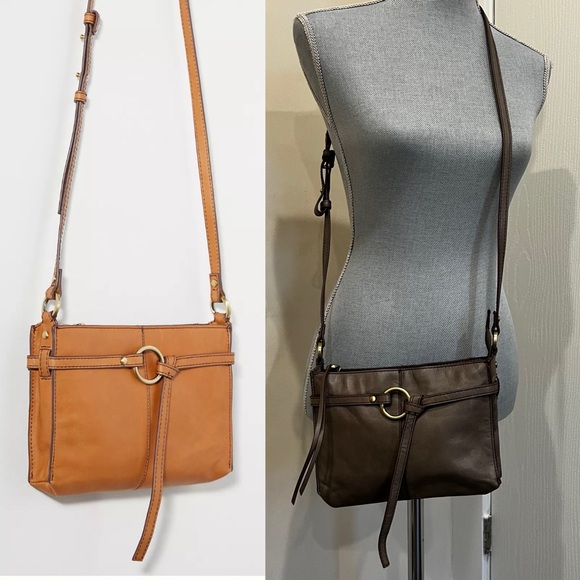 Hobo Leather Crossbody Bag